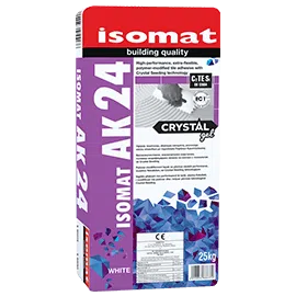 ISOMAT AK-24 CRYSTAL GEL 25 kg – еластично лепило за плочки
