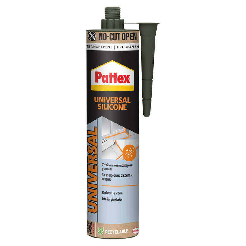 Универсален силикон PATTEX прозрачен 280 ml