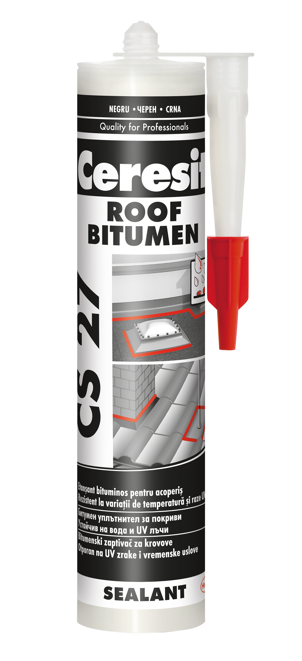CERESIT CS 27 Bituminous Sealant 280 ml, Black